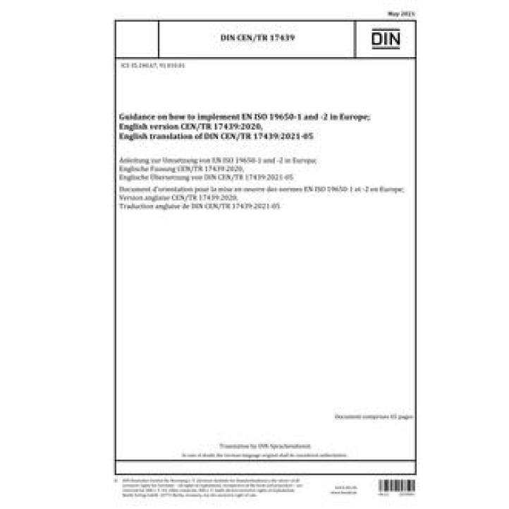 DIN CEN/TR 17439 PDF