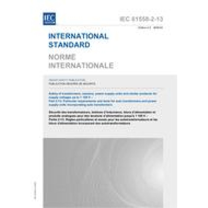 IEC 61558-2-13 Ed. 2.0 b PDF