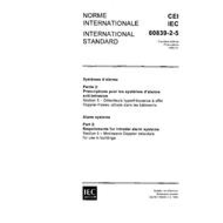 IEC 60839-2-5 Ed. 1.0 b PDF