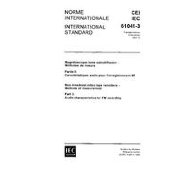 IEC 61041-3 Ed. 1.0 b PDF