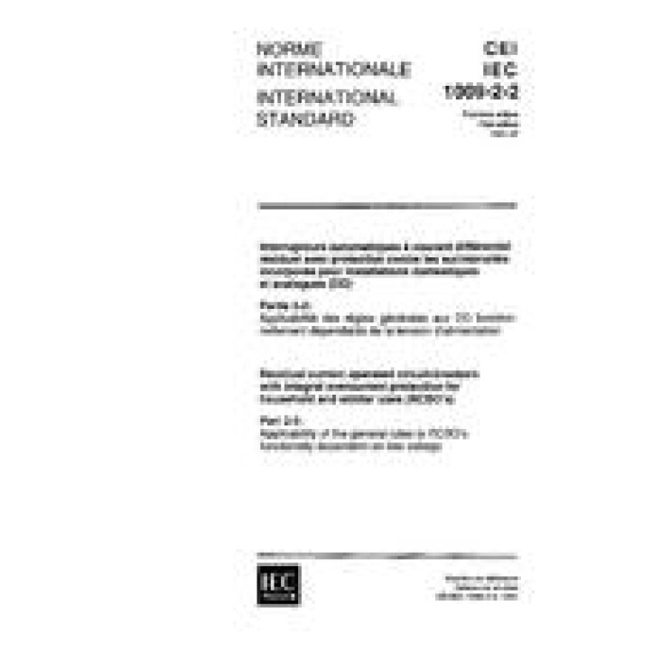 IEC 61009-2-2 Ed. 1.0 b PDF