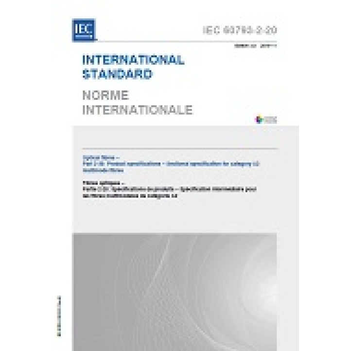 IEC 60793-2-20 Ed. 3.0 b PDF