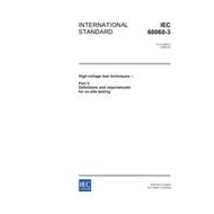 IEC 60060-3 Ed. 1.0 en PDF