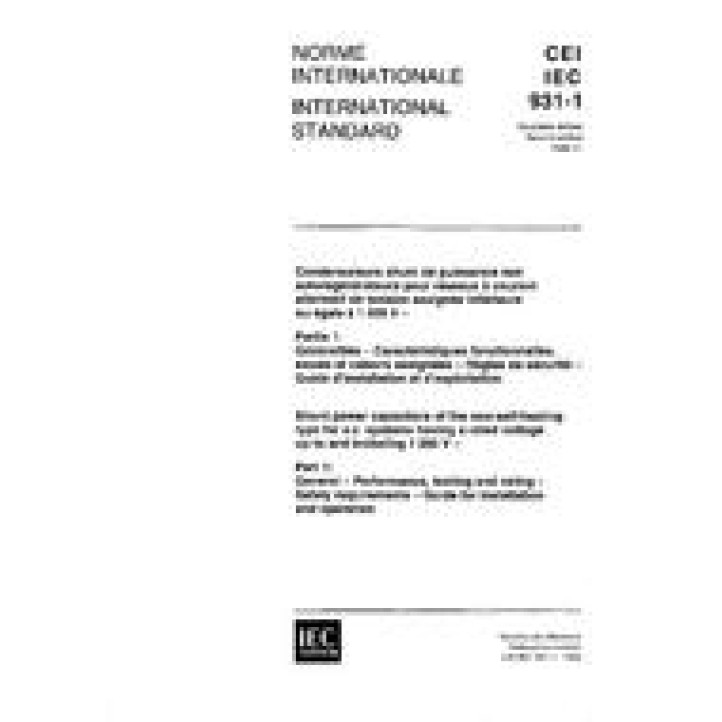 IEC 60931-1 Ed. 2.0 b PDF