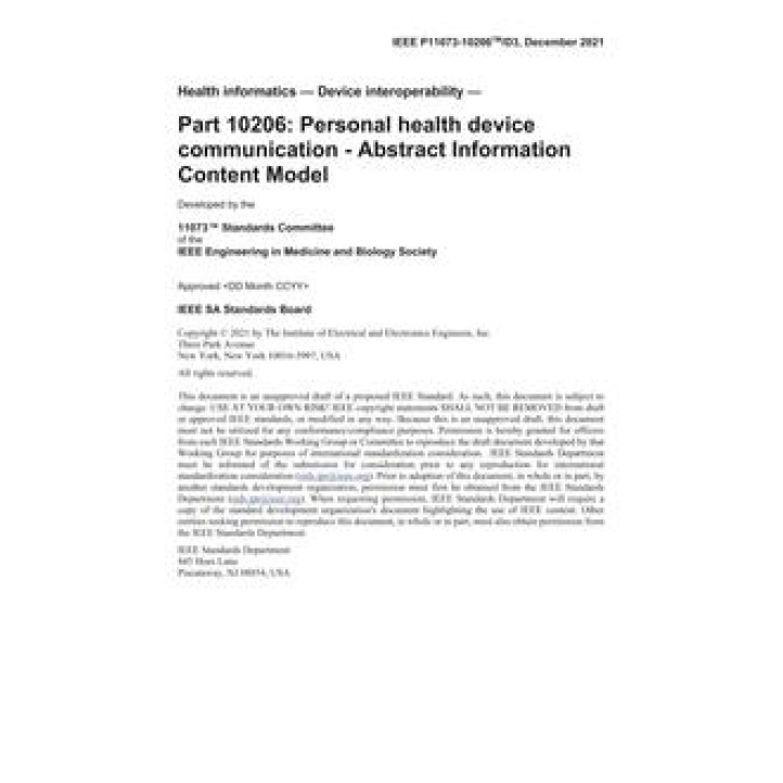 IEEE P11073-10206 PDF