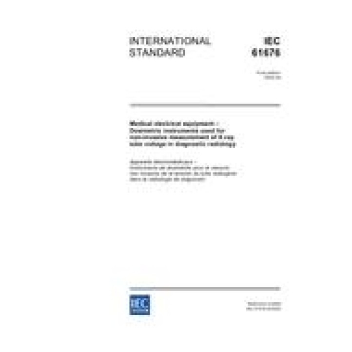 IEC 61676 Ed. 1.0 en PDF