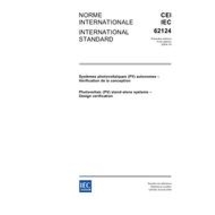 IEC 62124 Ed. 1.0 b PDF