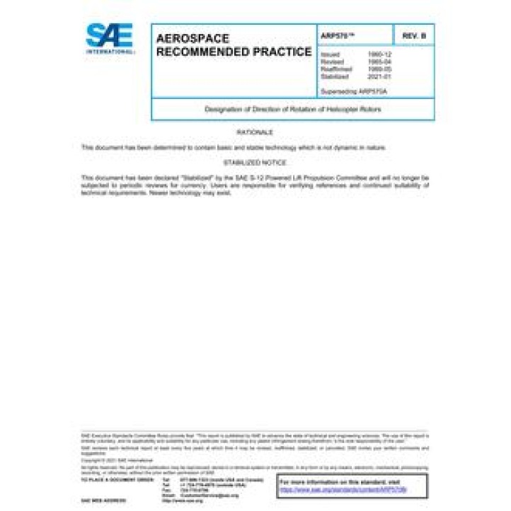 SAE ARP570B PDF