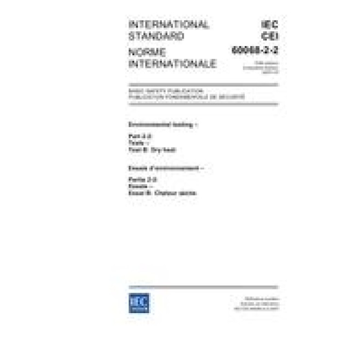 IEC 60068-2-2 Ed. 5.0 b PDF