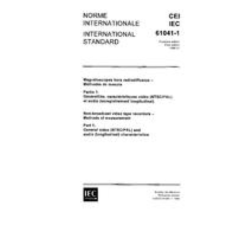 IEC 61041-1 Ed. 1.0 b PDF