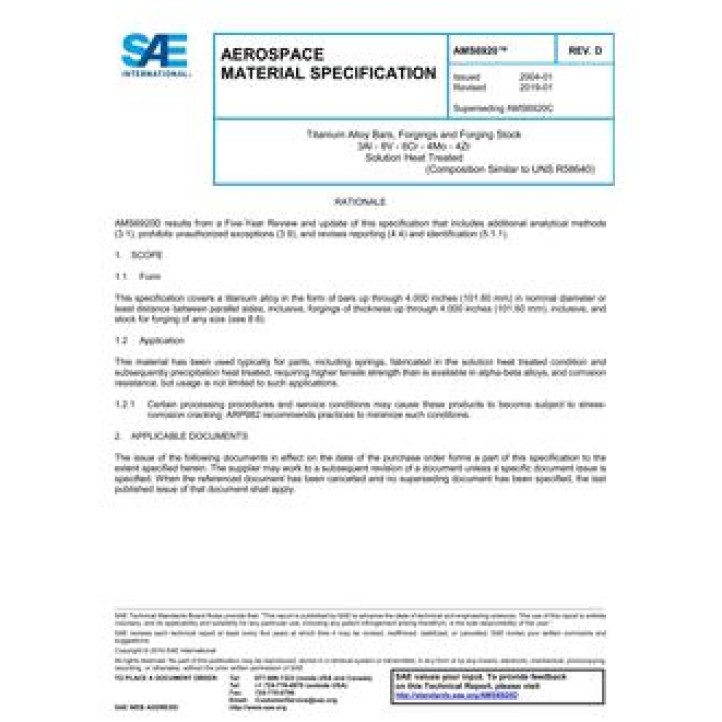 SAE AMS6920D PDF