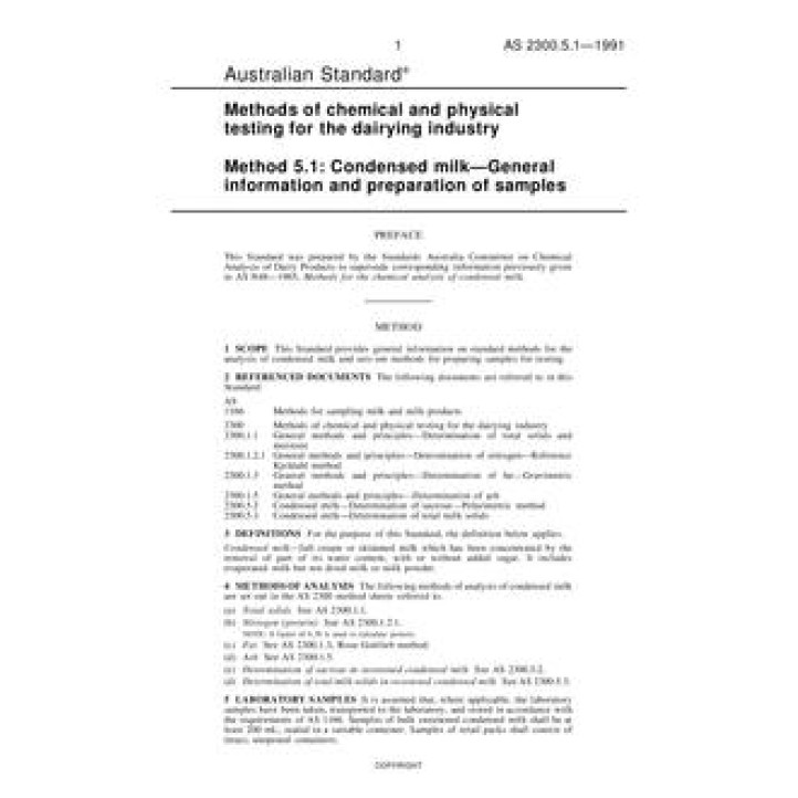 AS 2300.5.1 PDF