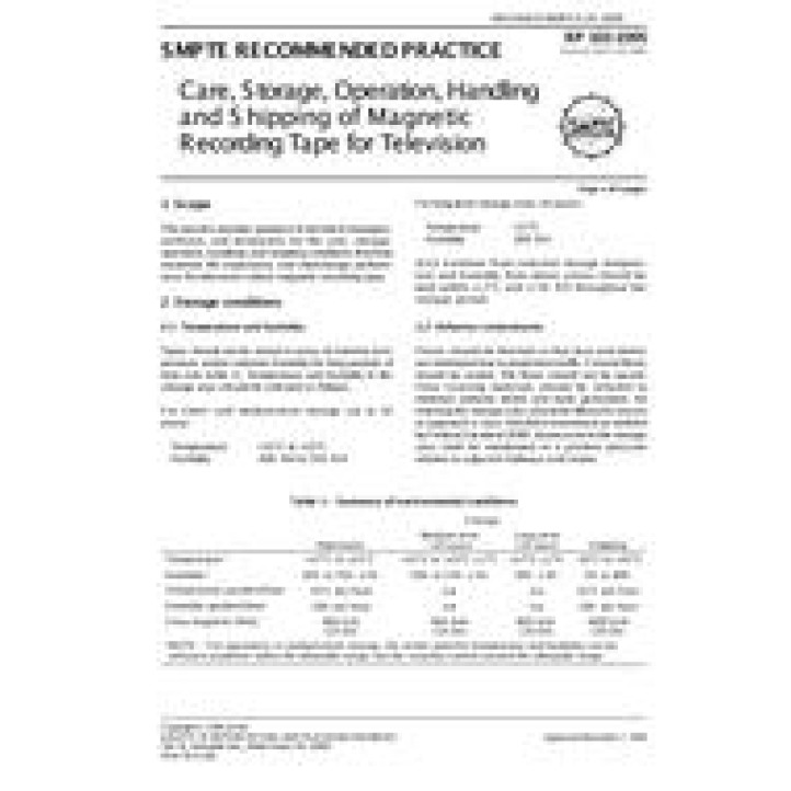 SMPTE RP 103 PDF