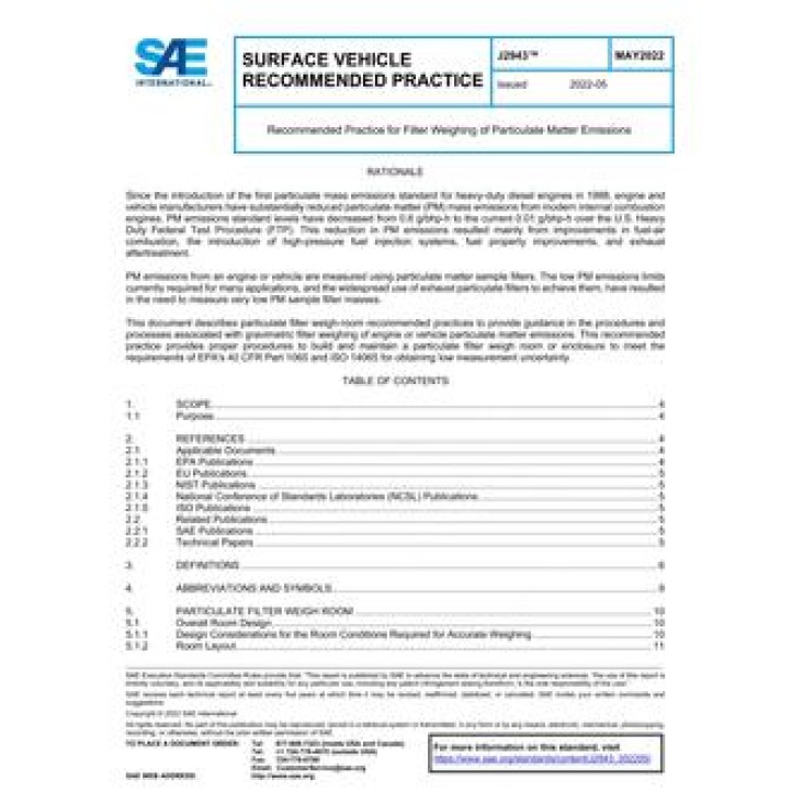 SAE J2943 PDF