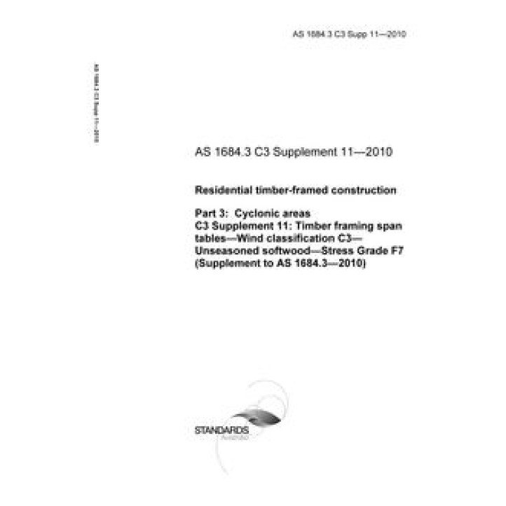 AS 1684.3 C3 Supp 11 PDF