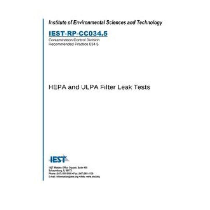 IEST RP-CC034.5 PDF