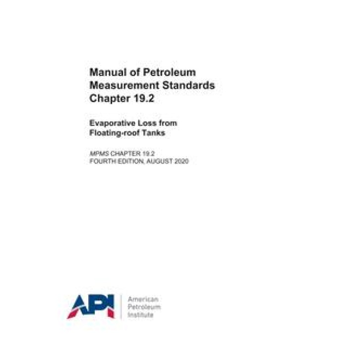 API MPMS Chapter 19.2 PDF