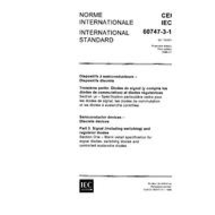 IEC 60747-3-1 Ed. 1.0 b PDF